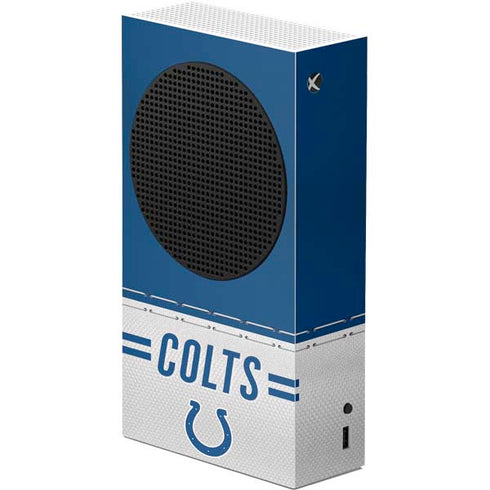 NFL Indianapolis Colts White Striped Xbox Series S Console Skin